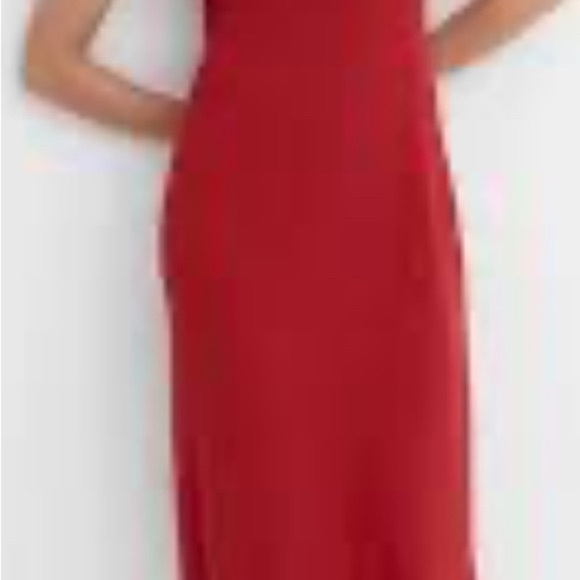 UNIQLO Sz M Ribbed Cotton Modal Nylon Blend Sleeveless Midi Dress NEW WITH TAG - Picture 11 of 11